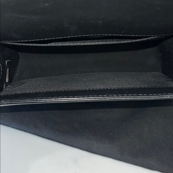 CHANEL Black and Gold tweed lambskin quilted braided jacket BOY flap bag - Picture 14 of 15